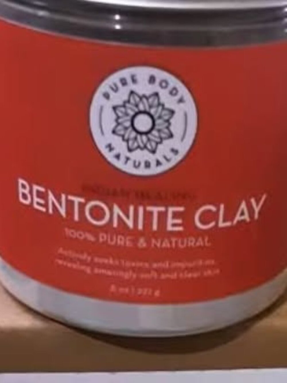 Bentonite Clay Powder | Detox Body & Face Mask | Health & Beauty Product
